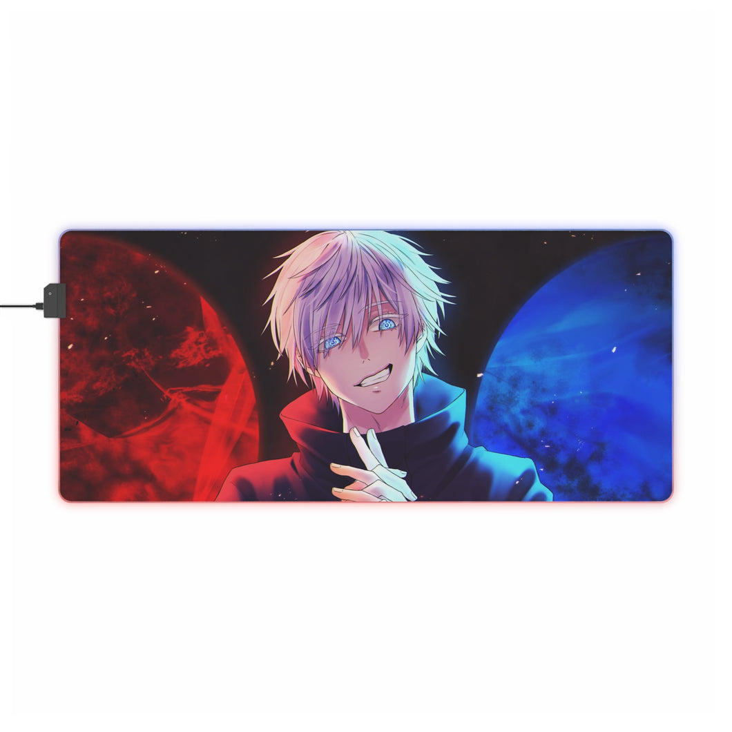 Tapis de souris LED RVB Jujutsu Kaisen (tapis de bureau)