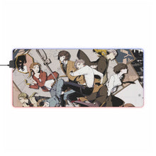 Cargar imagen en el visor de la galería, Bungou Stray Dogs Osamu Dazai, Atsushi Nakajima, Ranpo Edogawa, Akiko Yosano, Doppo Kunikida RGB LED Mouse Pad (Desk Mat)
