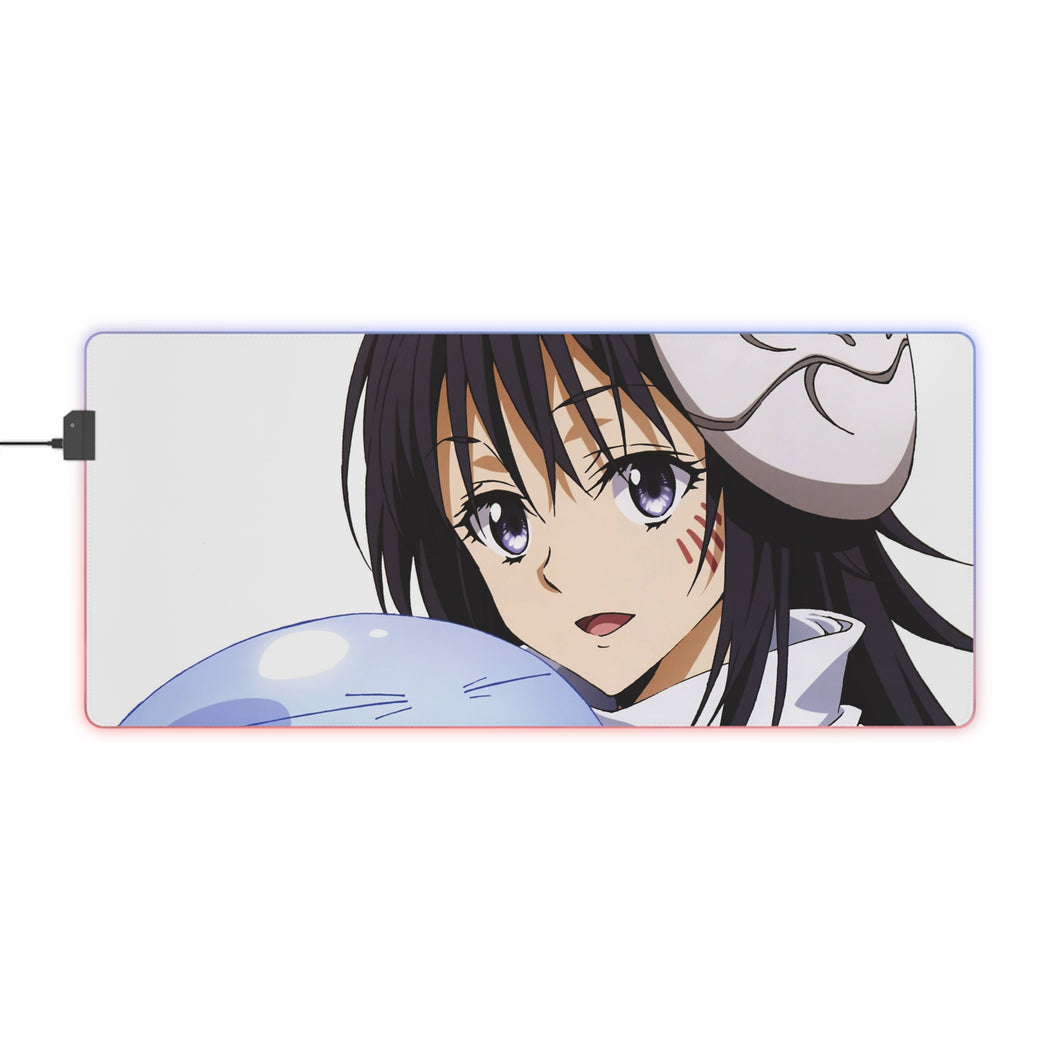 Rimuru Tempest and Shizue Izawa RGB LED Mouse Pad (Desk Mat)