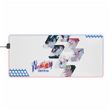 Cargar imagen en el visor de la galería, Blue Exorcist Rin Okumura, Yukio Okumura, Shiemi Moriyama, Ryuuji Suguro RGB LED Mouse Pad (alfombra de escritorio)
