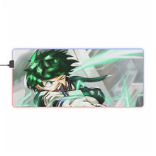 Charger l&#39;image dans la galerie, Tapis de souris LED RVB My Hero Academia Izuku Midoriya (tapis de bureau)
