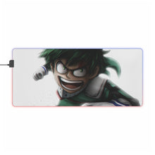 Charger l&#39;image dans la galerie, Tapis de souris LED RVB My Hero Academia Izuku Midoriya (tapis de bureau)
