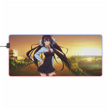 Load image into Gallery viewer, Infinite Stratos Houki Shinonono RGB LED Mouse Pad (Desk Mat)
