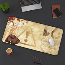 Load image into Gallery viewer, A Certain Scientific Railgun Mouse Pad (Desk Mat) On Desk
