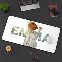 Load image into Gallery viewer, The Promised Neverland Emma Mouse Pad (Desk Mat) On Desk
