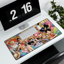 Cargar imagen en el visor de la galería, One Piece Monkey D. Luffy, Roronoa Zoro, Sanji, Nico Robin, Tony Tony Chopper Mouse Pad (Desk Mat) With Laptop
