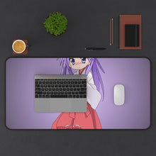 Cargar imagen en el visor de la galería, Lucky Star Kagami Hiiragi Mouse Pad (Desk Mat) With Laptop
