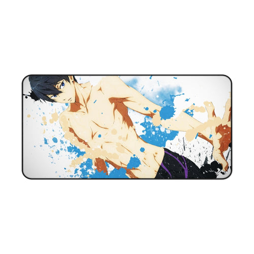 Haruka Nanase Splatter Mouse Pad (Desk Mat)