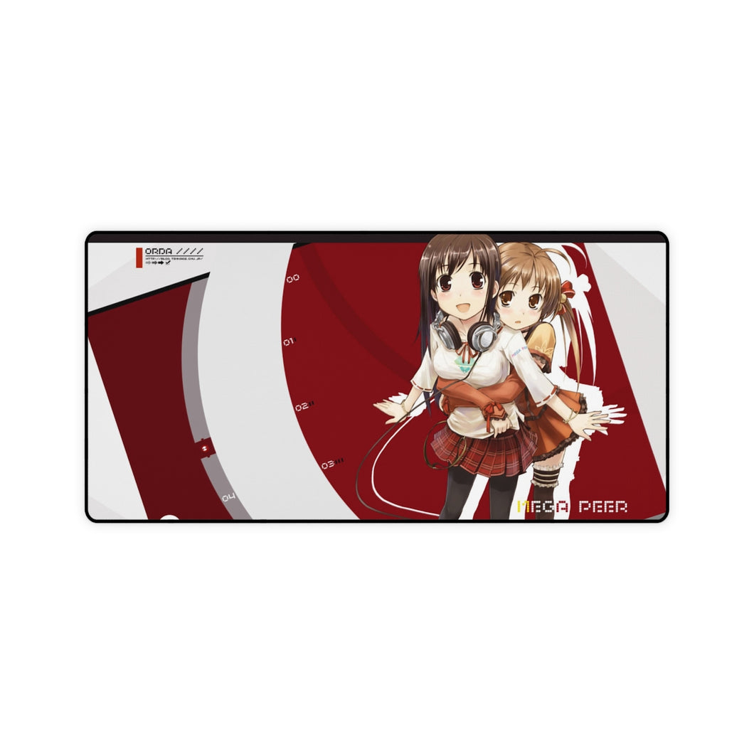 Anime Headphones Mouse Pad (Desk Mat)