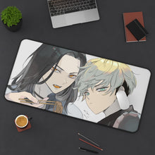 Load image into Gallery viewer, Tokyo Revengers Chifuyu Matsuno, Keisuke Baji Mouse Pad (Desk Mat) On Desk
