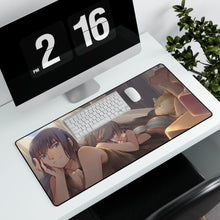 Load image into Gallery viewer, Kiryuuin and Matoi Mouse Pad (Desk Mat) With Laptop
