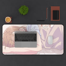 Load image into Gallery viewer, A Certain Scientific Railgun Mikoto Misaka, Kuroko Shirai Mouse Pad (Desk Mat) With Laptop
