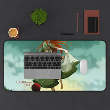 Load image into Gallery viewer, Spice And Wolf Mouse Pad (Desk Mat) With Laptop
