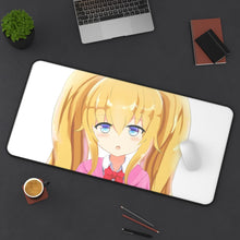 Load image into Gallery viewer, Gabriel DropOut Gabriel Tenma White Mouse Pad (Desk Mat) On Desk
