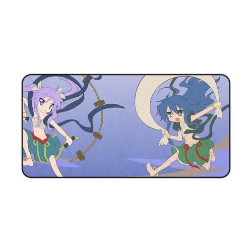 Lucky Star Konata Izumi, Kagami Hiiragi Mouse Pad (Desk Mat)