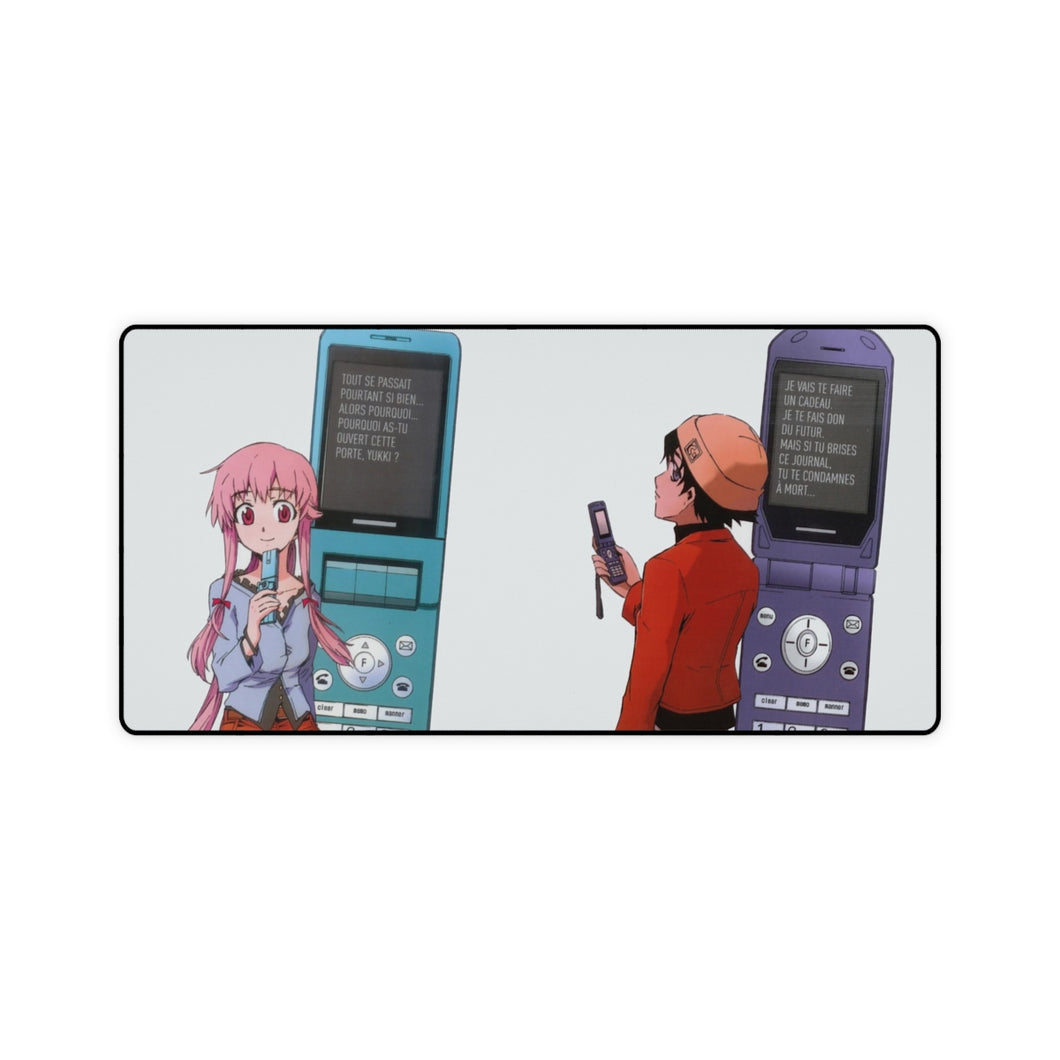 Mirai Nikki Yuno Gasai, Yukiteru Amano Mouse Pad (Desk Mat)