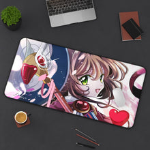 Cargar imagen en el visor de la galería, Cardcaptor Sakura Sakura Kinomoto Mouse Pad (Desk Mat) On Desk
