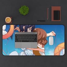 Charger l&#39;image dans la galerie, Sound! Euphonium Kumiko Oumae, Reina Kousaka Mouse Pad (Desk Mat) With Laptop
