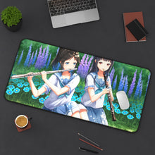 Charger l&#39;image dans la galerie, Sound! Euphonium Mizore Yoroizuka, Nozomi Kasaki Mouse Pad (Desk Mat) On Desk
