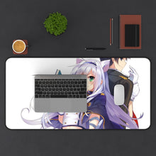 Charger l&#39;image dans la galerie, Rokudenashi Majutsu Koushi To Akashic Records Sistine Fibel, Glenn Radars Mouse Pad (Desk Mat) With Laptop
