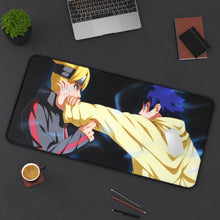 Charger l&#39;image dans la galerie, Boruto and Himawari Mouse Pad (Desk Mat) On Desk
