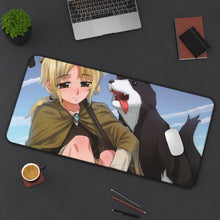 Cargar imagen en el visor de la galería, Spice And Wolf Mouse Pad (Desk Mat) On Desk
