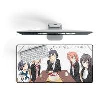 Charger l&#39;image dans la galerie, My Teen Romantic Comedy SNAFU Hachiman Hikigaya, Yukino Yukinoshita, Yui Yuigahama, Komachi Hikigaya Mouse Pad (Desk Mat) On Desk
