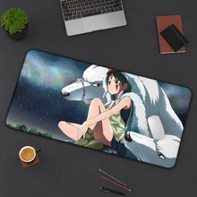 Cargar imagen en el visor de la galería, Princess Mononoke Mouse Pad (Desk Mat) On Desk
