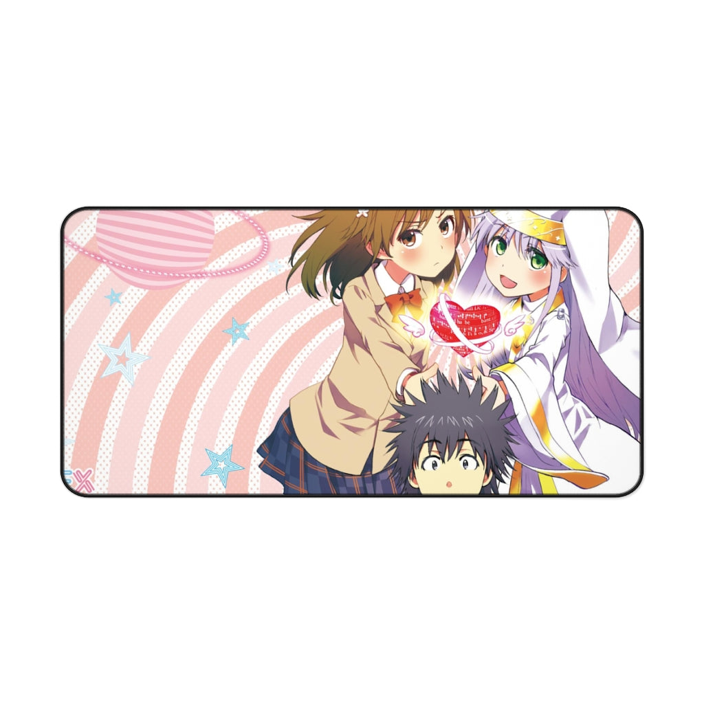 A Certain Magical Index Kamijou Touma, Index Librorum Prohibitorum, Mikoto Misaka Mouse Pad (Desk Mat)