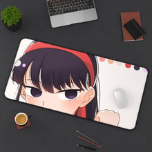 Cargar imagen en el visor de la galería, Komi Can&#39;t Communicate Komi Shouko Mouse Pad (Desk Mat) On Desk
