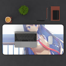 Load image into Gallery viewer, Mai Sakurajima Mouse Pad (Desk Mat) With Laptop
