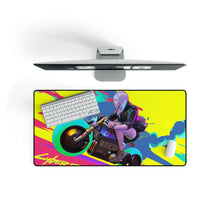 Load image into Gallery viewer, Cyberpunk: Edgerunners Mouse Pad (Desk Mat) On Desk
