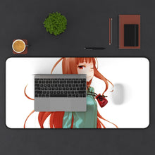 Cargar imagen en el visor de la galería, Spice And Wolf Mouse Pad (Desk Mat) With Laptop
