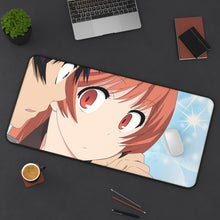 Load image into Gallery viewer, Nisekoi Marika Tachibana Mouse Pad (Desk Mat) On Desk
