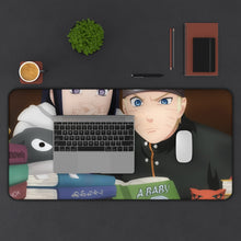 Load image into Gallery viewer, Uzumaki Naruto, Hyuuga Hinata Mouse Pad (Desk Mat) With Laptop
