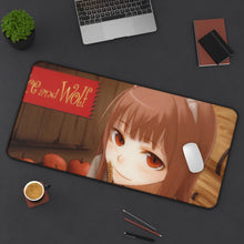 Cargar imagen en el visor de la galería, Spice And Wolf Mouse Pad (Desk Mat) On Desk
