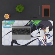 Charger l&#39;image dans la galerie, Infinite Stratos Houki Shinonono Mouse Pad (Desk Mat) With Laptop
