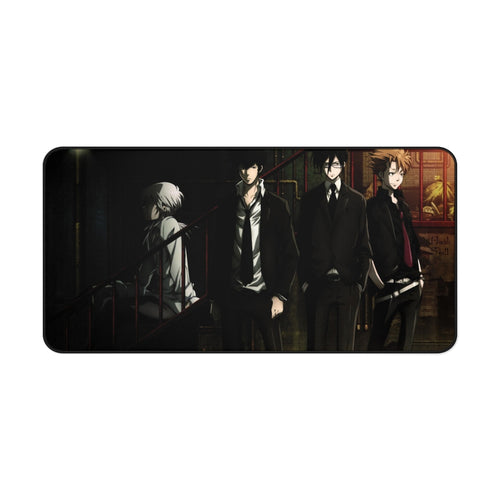 Psycho-Pass Inspecters and a villain Mouse Pad (Desk Mat)