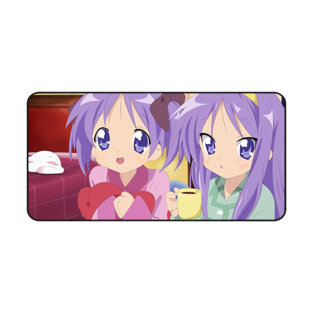 Lucky Star Kagami Hiiragi, Tsukasa Hiiragi Mouse Pad (Desk Mat)