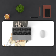 Charger l&#39;image dans la galerie, Nichijō Mouse Pad (Desk Mat) With Laptop
