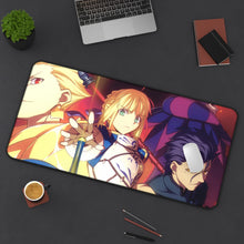 Load image into Gallery viewer, Gilgamesh, Saber (Fate Series) Mouse Pad (Desk Mat) On Desk
