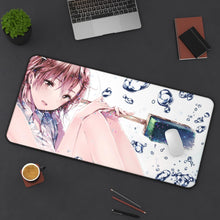 Load image into Gallery viewer, A Certain Scientific Railgun Mikoto Misaka Mouse Pad (Desk Mat) On Desk
