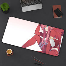 Load image into Gallery viewer, Zero Two Mouse Pad (Desk Mat) On Desk
