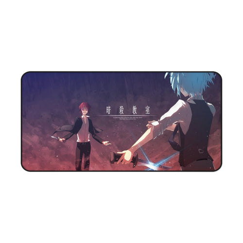 Karma Akabane VS Nagisa Shiota fight Mouse Pad (Desk Mat)