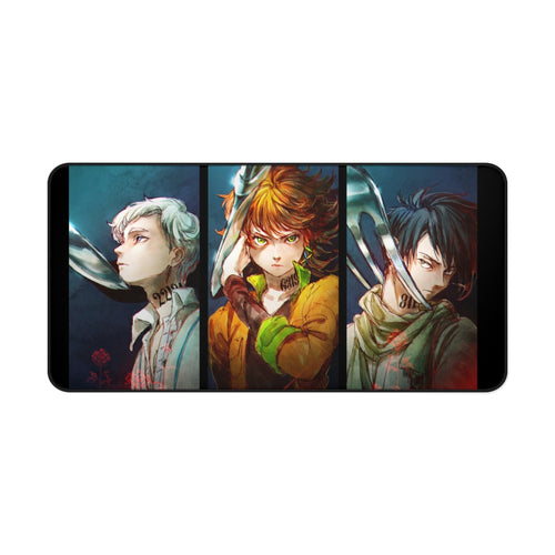 The Promised Neverland Ray, Norman, Emma Mouse Pad (Desk Mat)