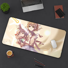 Load image into Gallery viewer, A Certain Scientific Railgun Mouse Pad (Desk Mat) On Desk
