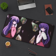 Load image into Gallery viewer, When They Cry Furude Rika, Sonozaki Shion, Sonozaki Mion, Maebara Keiichi, Takano Miyo Mouse Pad (Desk Mat) On Desk
