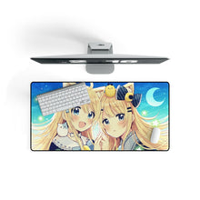 Load image into Gallery viewer, Anime Girl Mouse Pad (Desk Mat) On Desk
