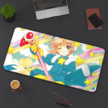 Load image into Gallery viewer, Cardcaptor Sakura Sakura Kinomoto, Keroberos Mouse Pad (Desk Mat) On Desk
