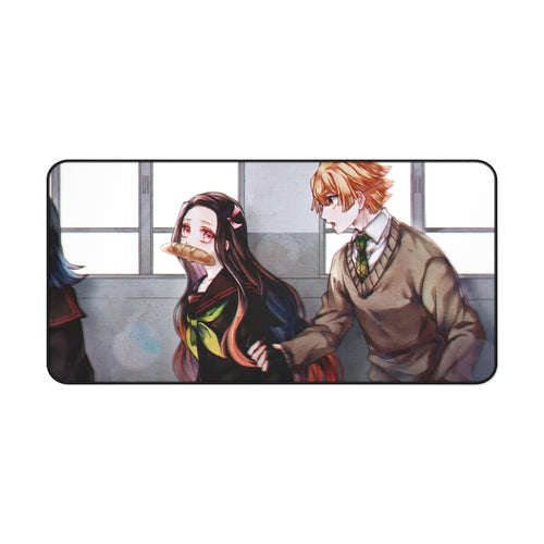 Nezuko Kamado Zenitsu Agatsuma Mouse Pad (Desk Mat)